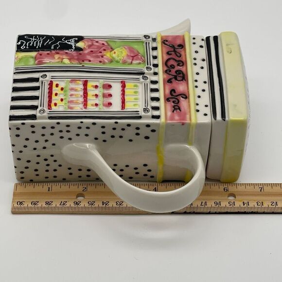 Unique Teapot Her Spa/His Spa Ceramic Mainstreet Store Front MSRF Inc Multicolor - Picture 15 of 16